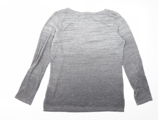Womens UK Size 10 NEXT Grey Basic Polo