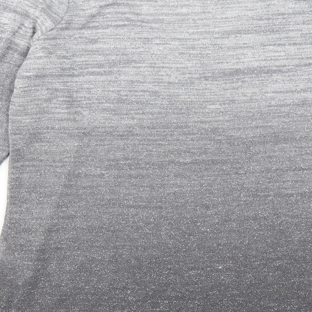 Womens UK Size 10 NEXT Grey Basic Polo