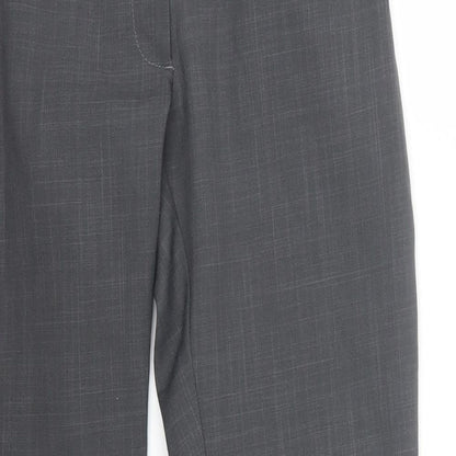 Florenceroby Womens Grey   Trousers  Size 6 L29 in