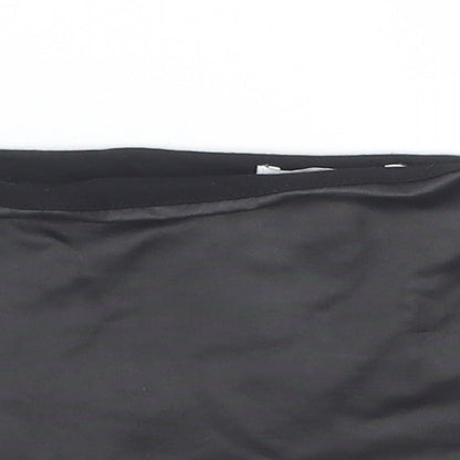 Womens UK Size XS Topshop Black Cropped Tank