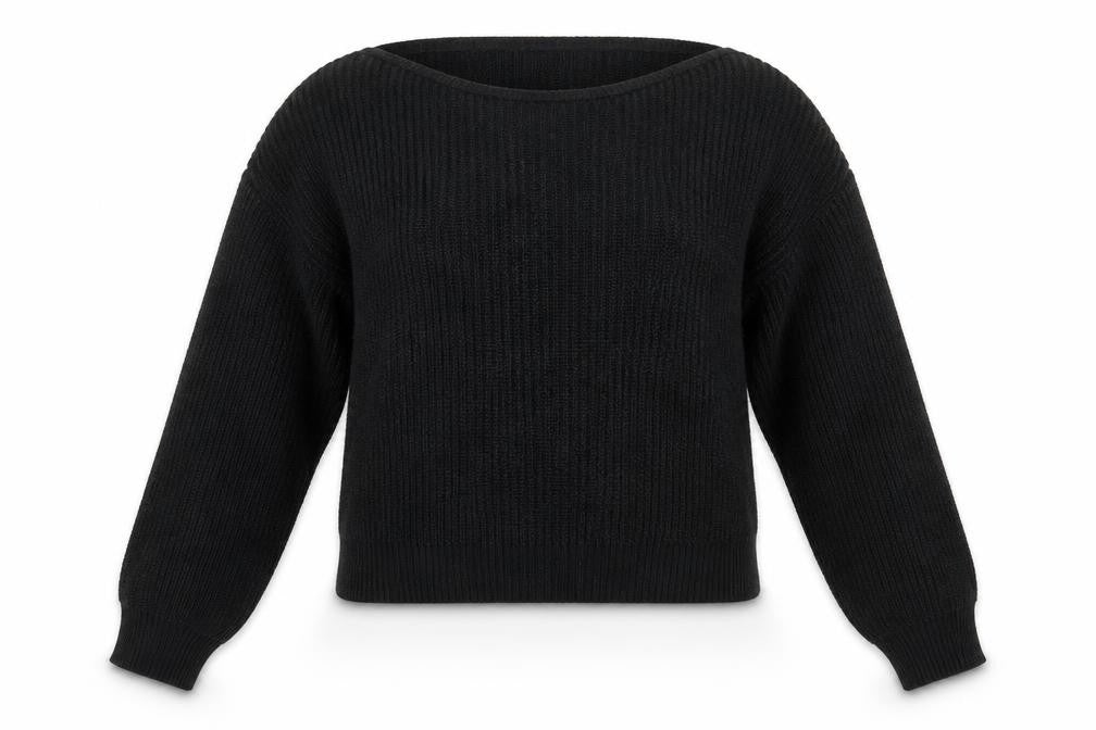 Womens UK Size 4 PRETTYLITTLETHING Black Pullover Jumper