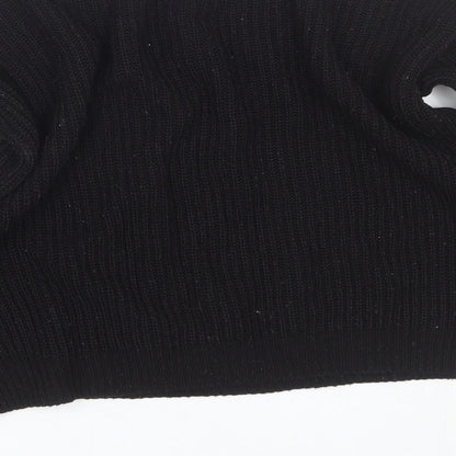 Womens UK Size 4 PRETTYLITTLETHING Black Pullover Jumper