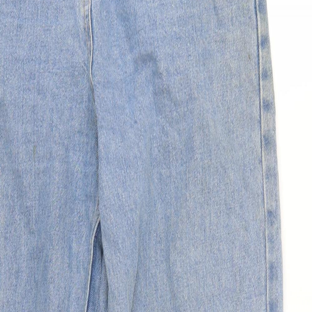 COLLUSION Mens Blue  Denim Straight Jeans Size 26 L31 in