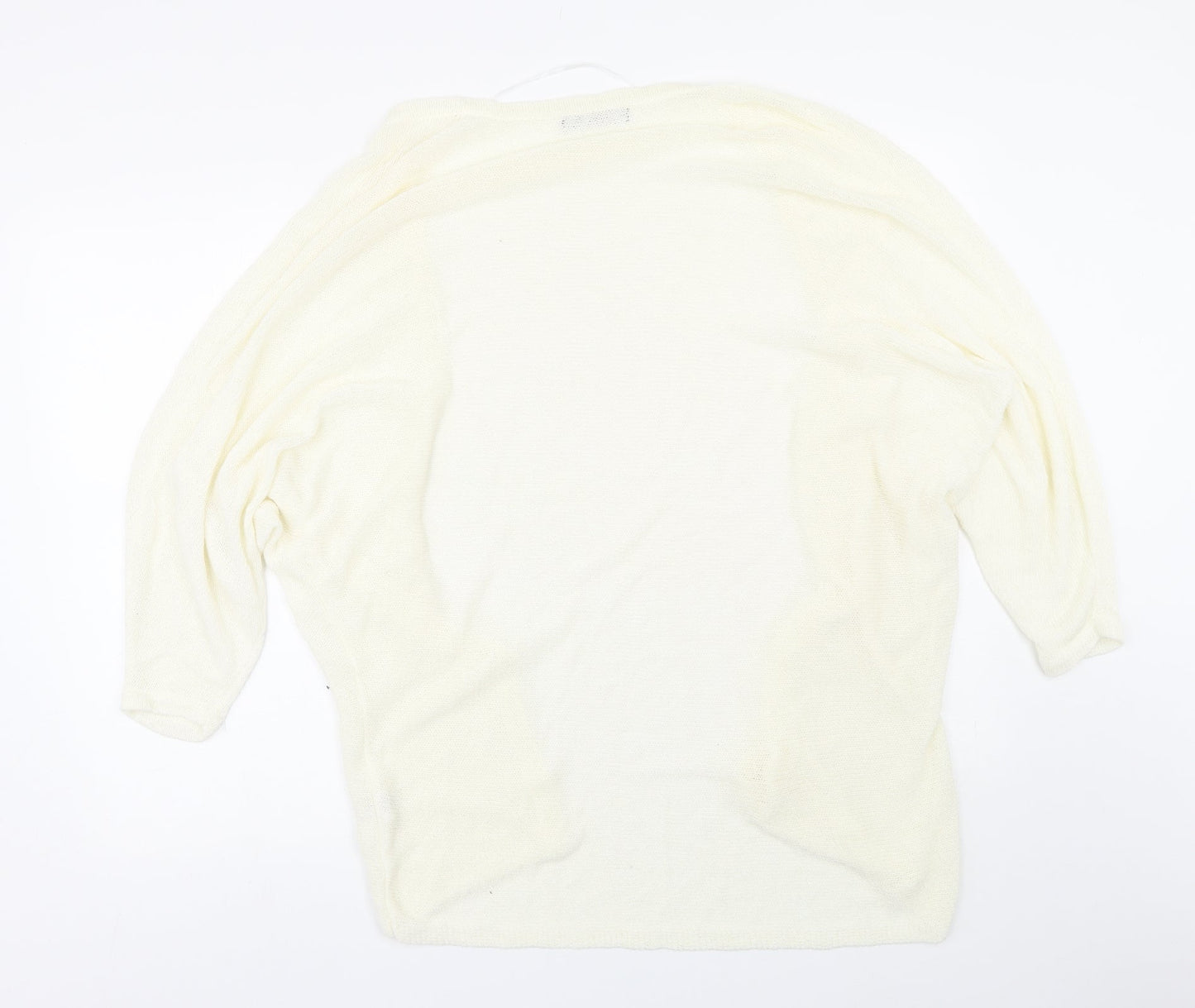 Womens UK Size S Atmosphere Beige Cardigan Jumper