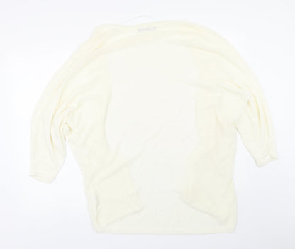 Womens UK Size S Atmosphere Beige Cardigan Jumper
