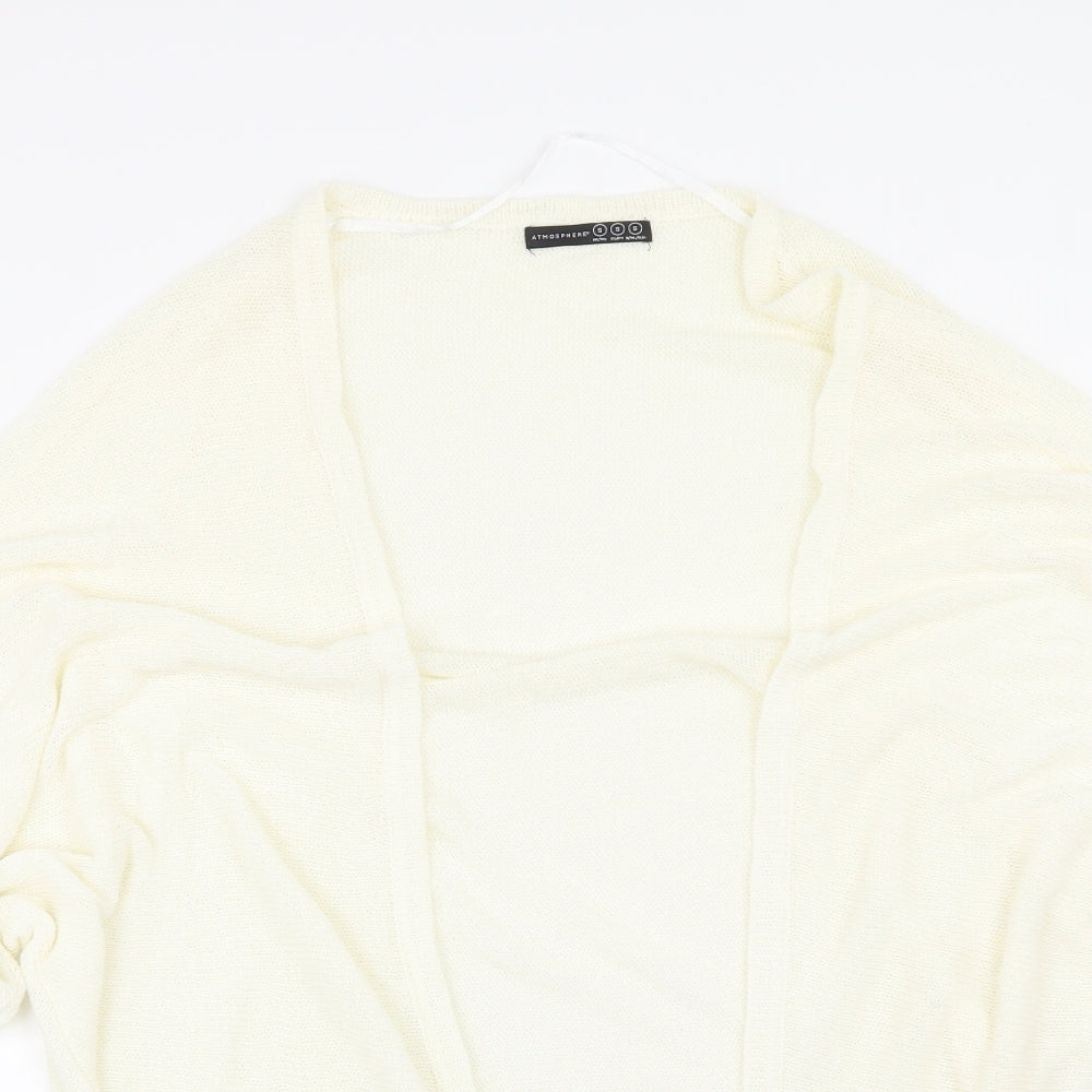 Womens UK Size S Atmosphere Beige Cardigan Jumper