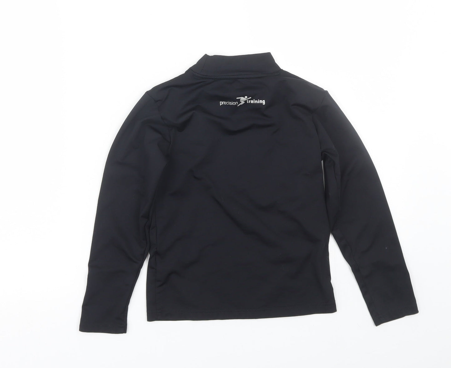 Precision Fit Boys Black   Jersey T-Shirt Size 4-5 Years