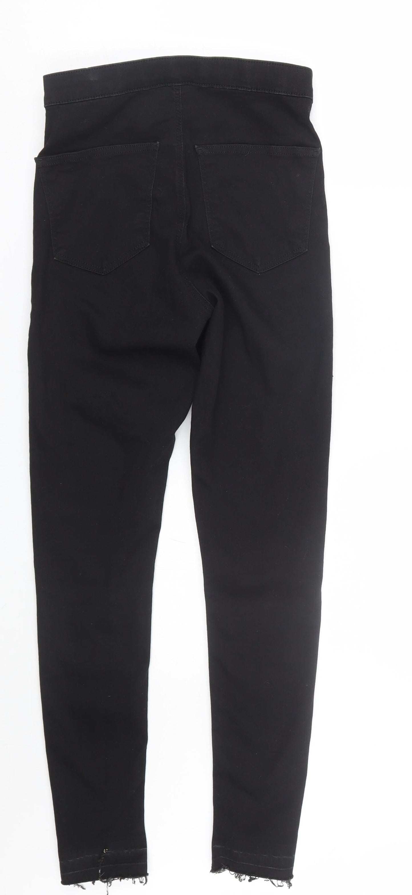 Topshop Womens Black  Denim Skinny Jeans Size 28 L28 in
