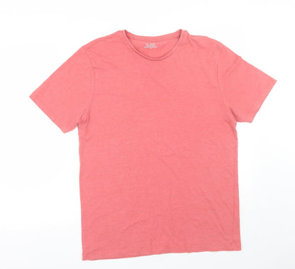 Additional front view of Matalan men’s pink pyjama top, size M