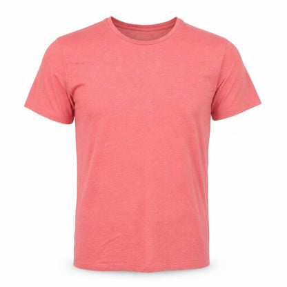 Front view of Matalan men’s pink pyjama top, size M