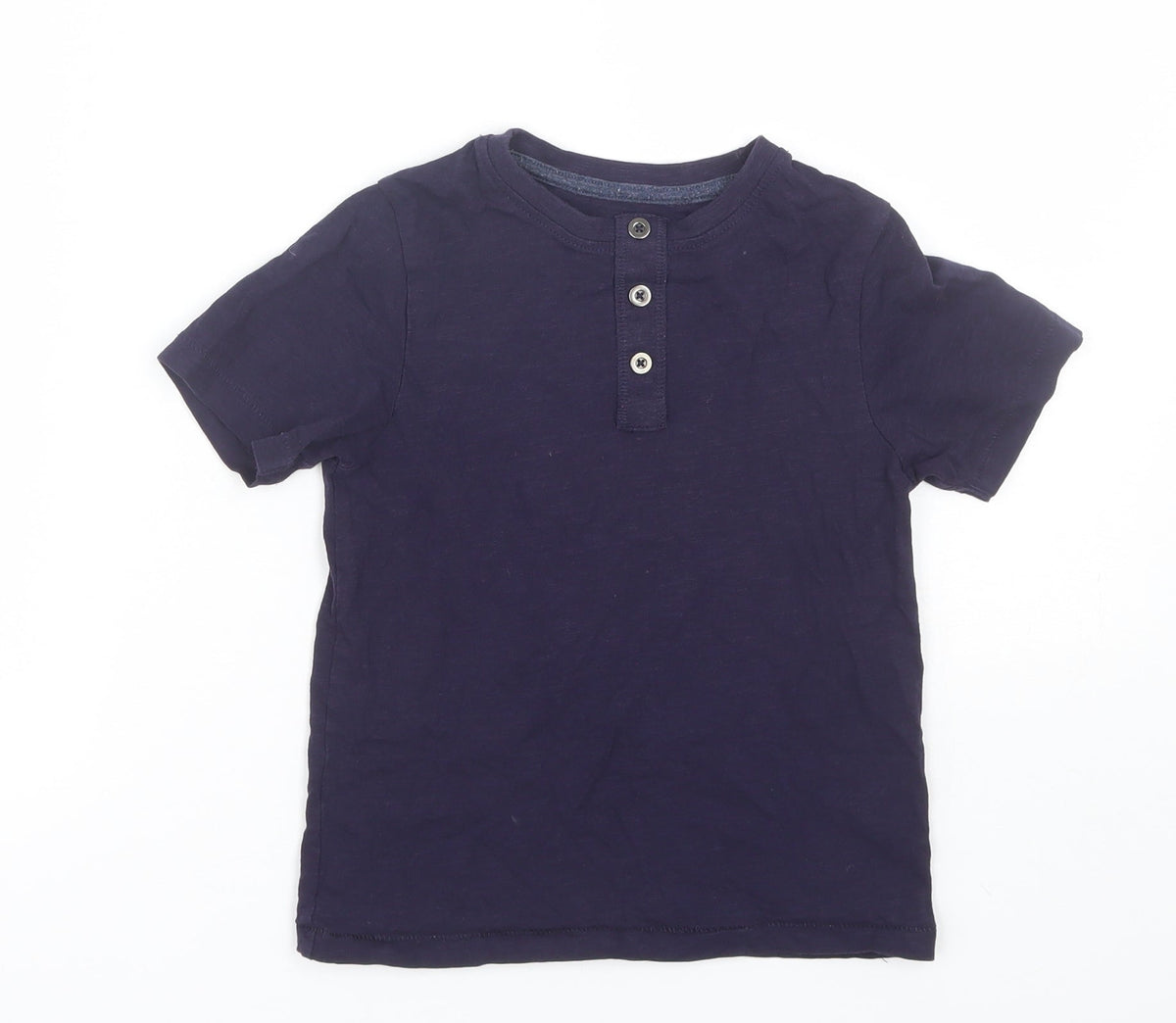 Additional front view of Tu girls’ blue basic t-shirt, size 4, years