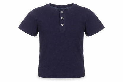 Front view of Tu girls’ blue basic t-shirt, size 4, years