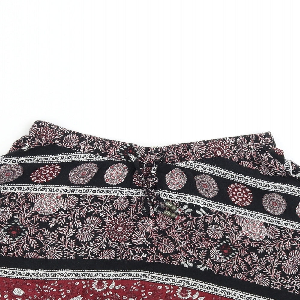 H&M Womens Multicoloured Geometric  Mini Skirt Size S