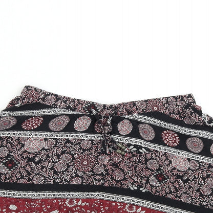 H&M Womens Multicoloured Geometric  Mini Skirt Size S