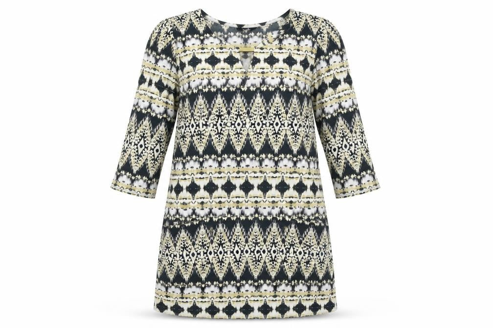 Wallis Womens Multicoloured Geometric  Slip Dress  Size M