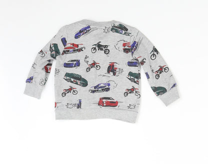 F&F Baby Grey   Pullover Jumper Size 12-18 Months  - Motors