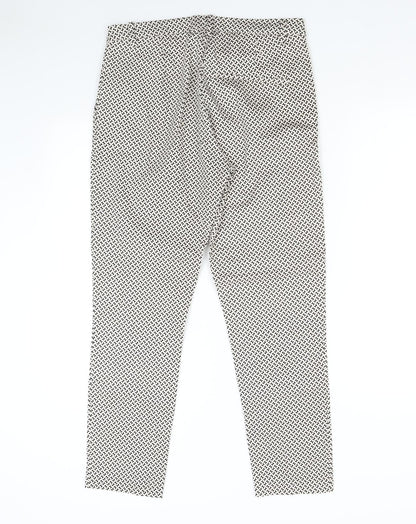 Womens UK Size 12 H&M Regular Fit  Multicoloured Trousers