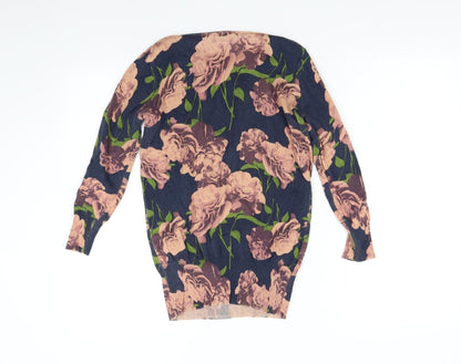 Womens UK Size 8 NEXT Multicoloured Pullover Jumper