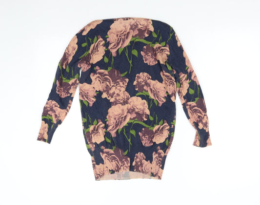 Womens UK Size 8 NEXT Multicoloured Pullover Jumper