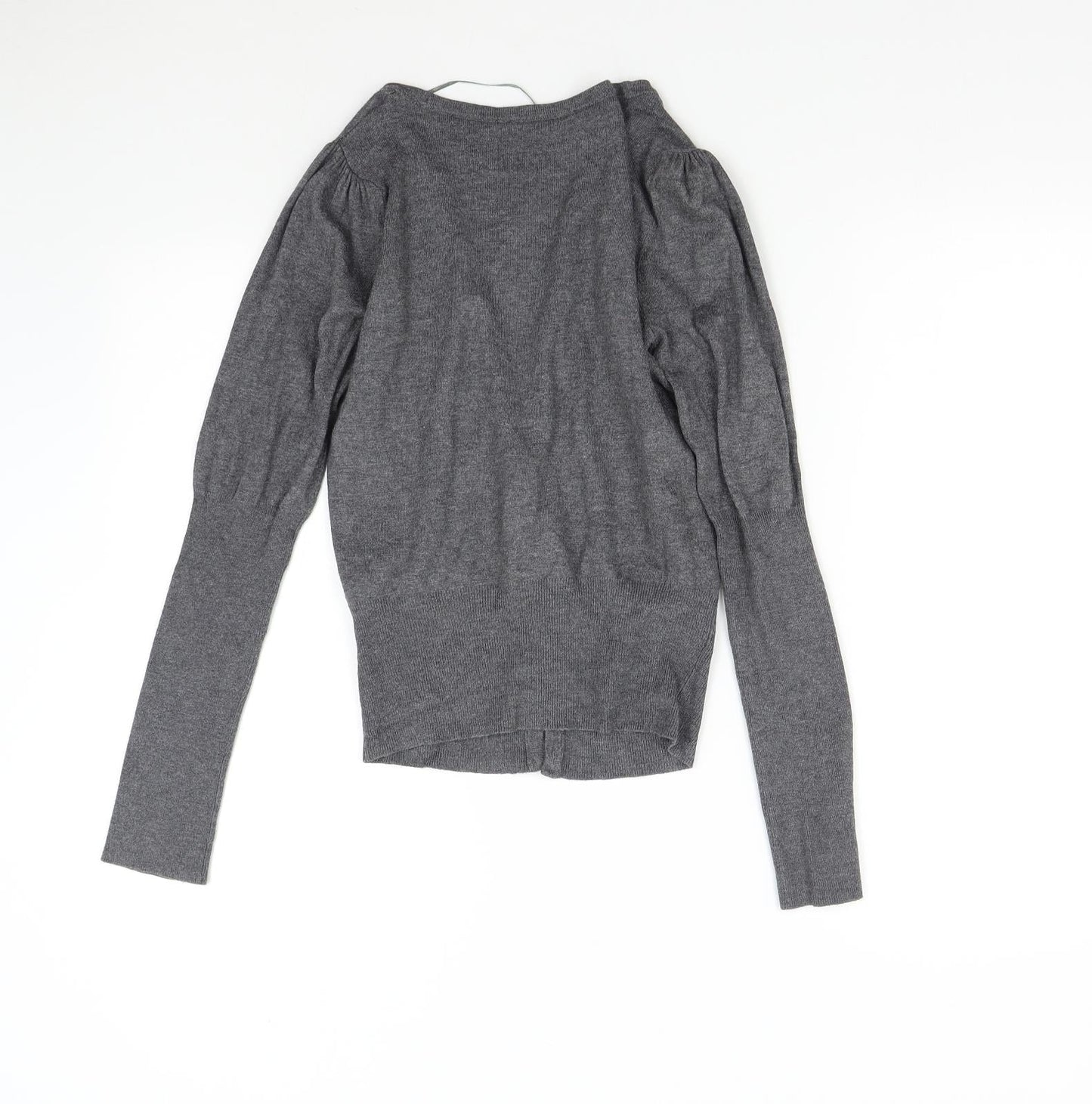 Womens UK Size 10 Dorothy Perkins Grey Cardigan Jumper