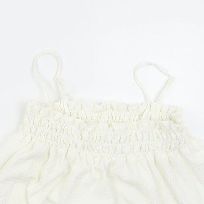 Womens UK Size 14 ASOS Ivory Basic Tank