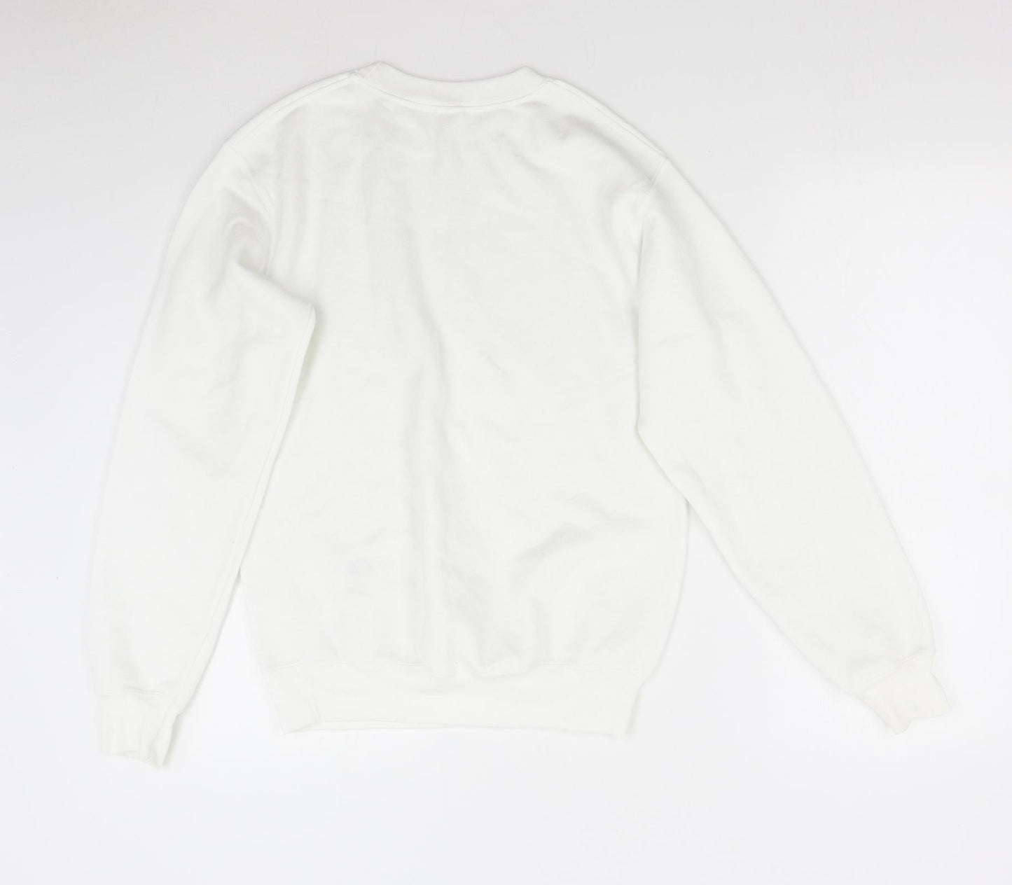Fruit of the Loom Womens White   Pullover Sweatshirt Size S  - Christmas