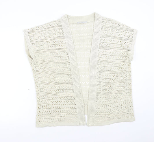 George Womens Beige  Knit Cardigan Jumper Size M