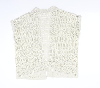 George Womens Beige  Knit Cardigan Jumper Size M