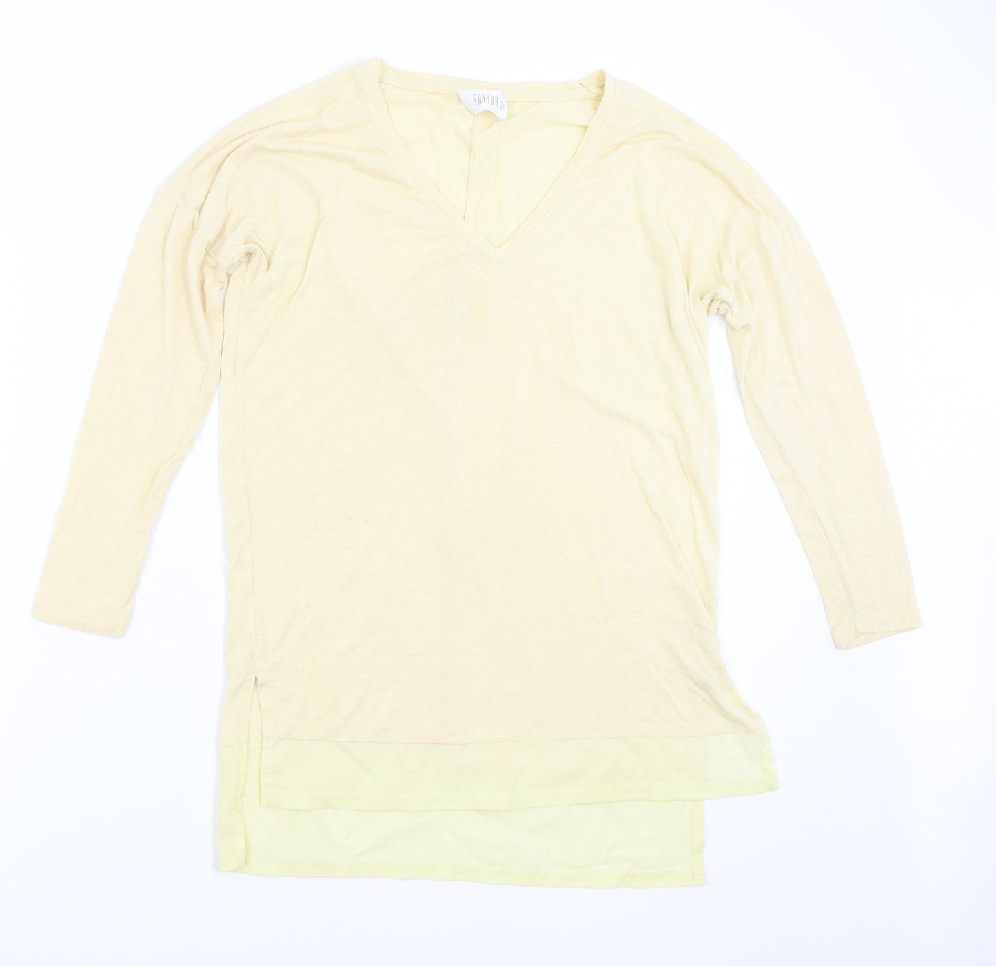 Womens UK Size 8 Savida Yellow Pullover Jumper