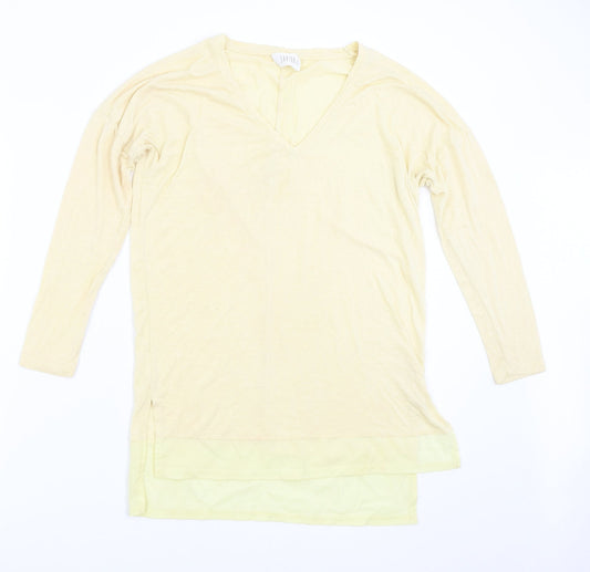 Womens UK Size 8 Savida Yellow Pullover Jumper