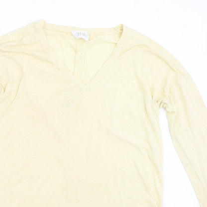 Womens UK Size 8 Savida Yellow Pullover Jumper