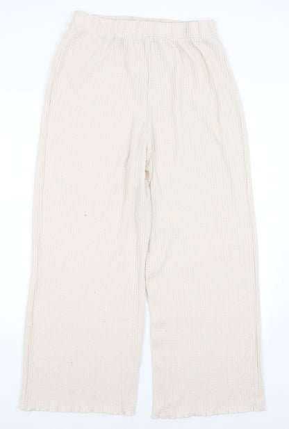 New Look Womens Beige   Trousers  Size M L27 in