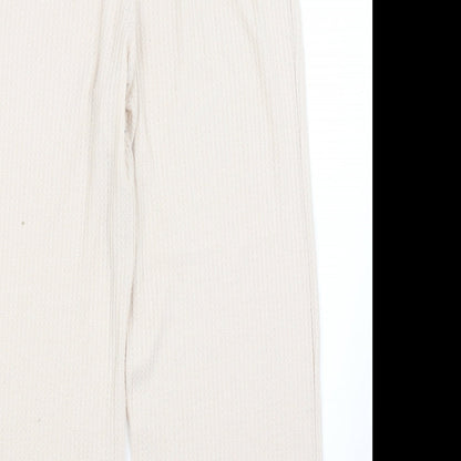 New Look Womens Beige   Trousers  Size M L27 in
