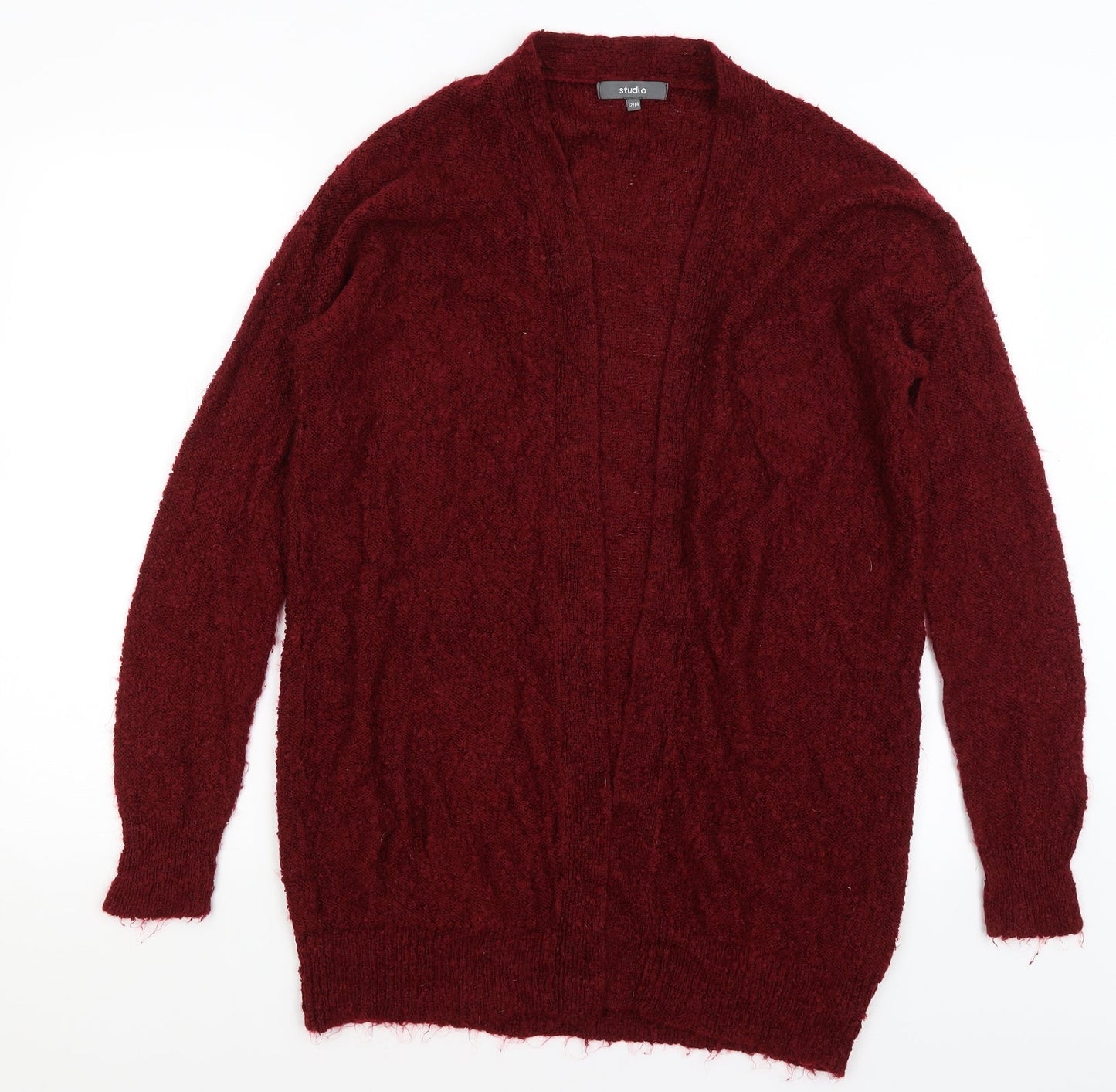 Womens UK Size 12 Studio Red Shrug Jumper