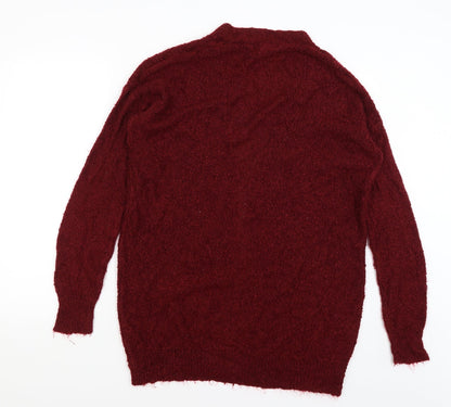 Womens UK Size 12 Studio Red Shrug Jumper