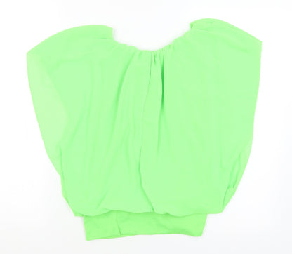 Preworn Womens Green   Basic Blouse Size S