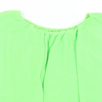 Preworn Womens Green   Basic Blouse Size S
