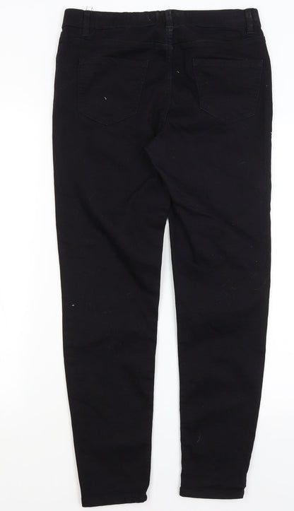 New Look Womens Black   Jegging Jeans Size 12 L27 in
