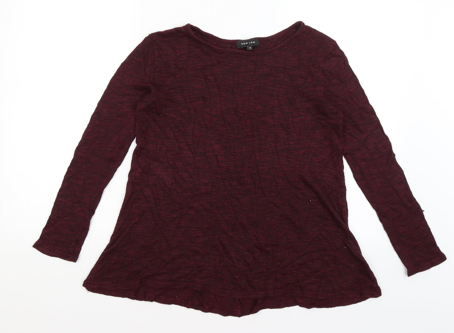 Womens UK Size 10 New Look Red Pullover Jumper