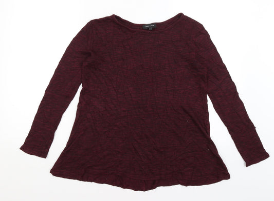 Womens UK Size 10 New Look Red Pullover Jumper