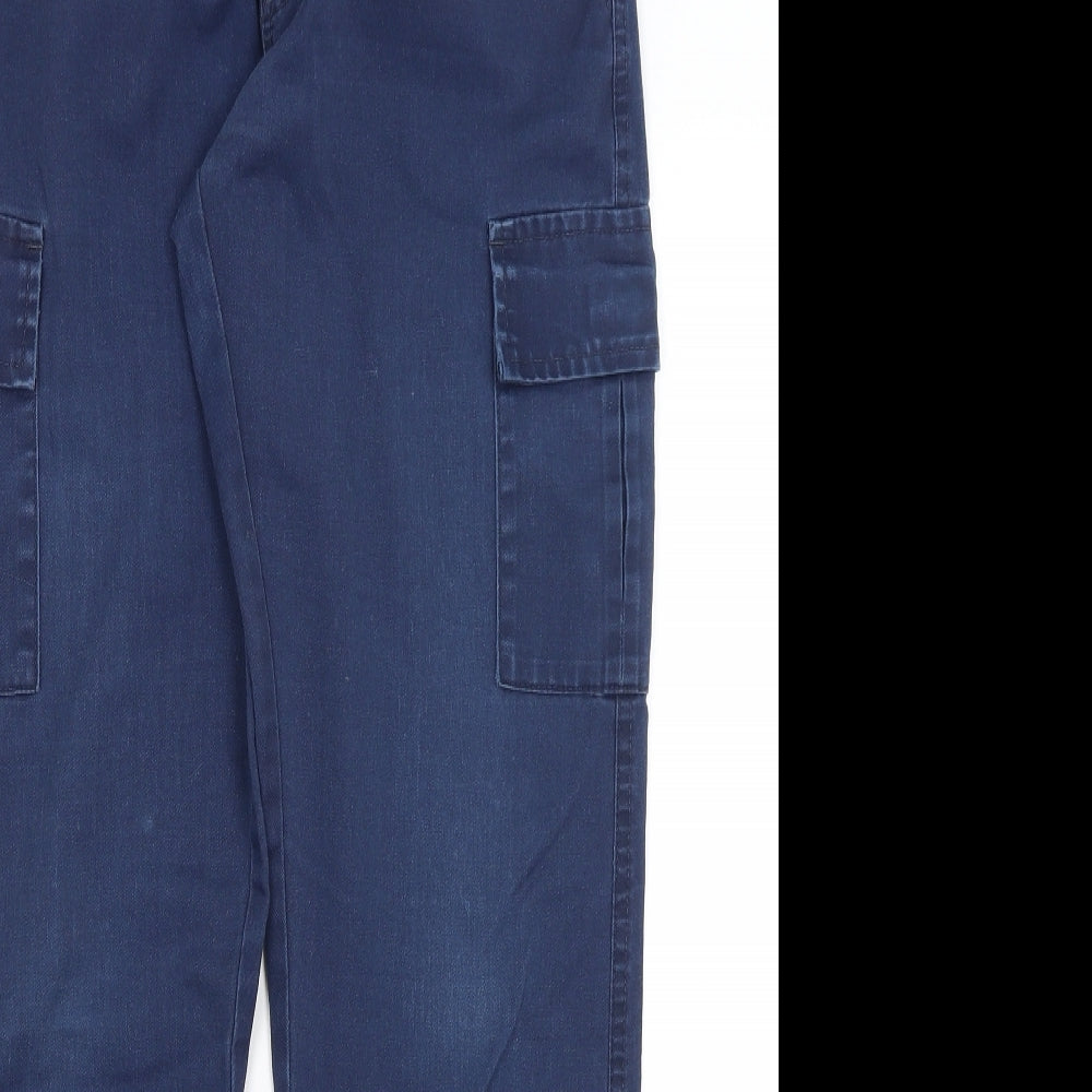 Womens UK Size 8 Uneek Regular Fit  Blue Trousers