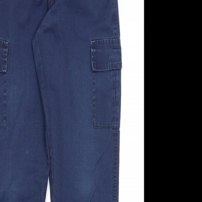 Womens UK Size 8 Uneek Regular Fit  Blue Trousers