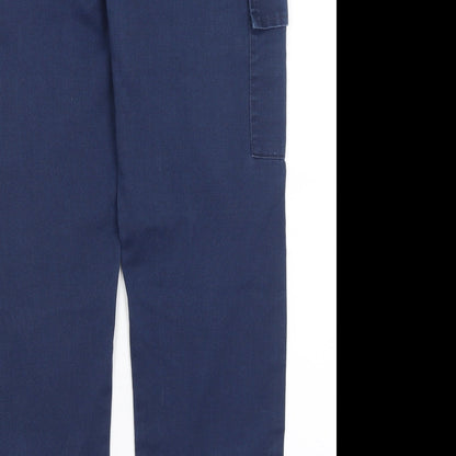Womens UK Size 8 Uneek Regular Fit  Blue Trousers