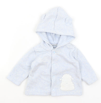 Watch Me Grow Baby Blue   Cardigan Jumper Size 3-6 Months  - Cute