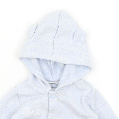 Watch Me Grow Baby Blue   Cardigan Jumper Size 3-6 Months  - Cute