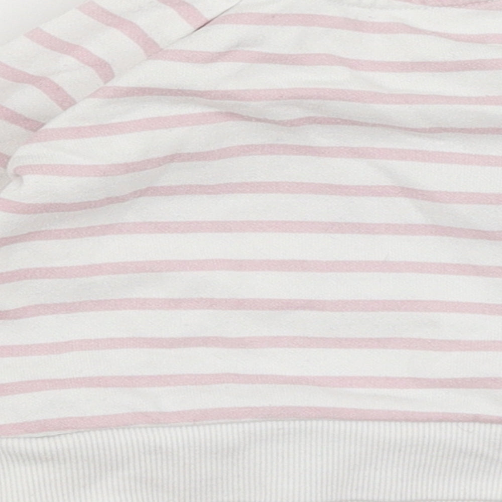 Primark Baby White Striped  Pullover Jumper Size 3-6 Months  - You Make Me Smile
