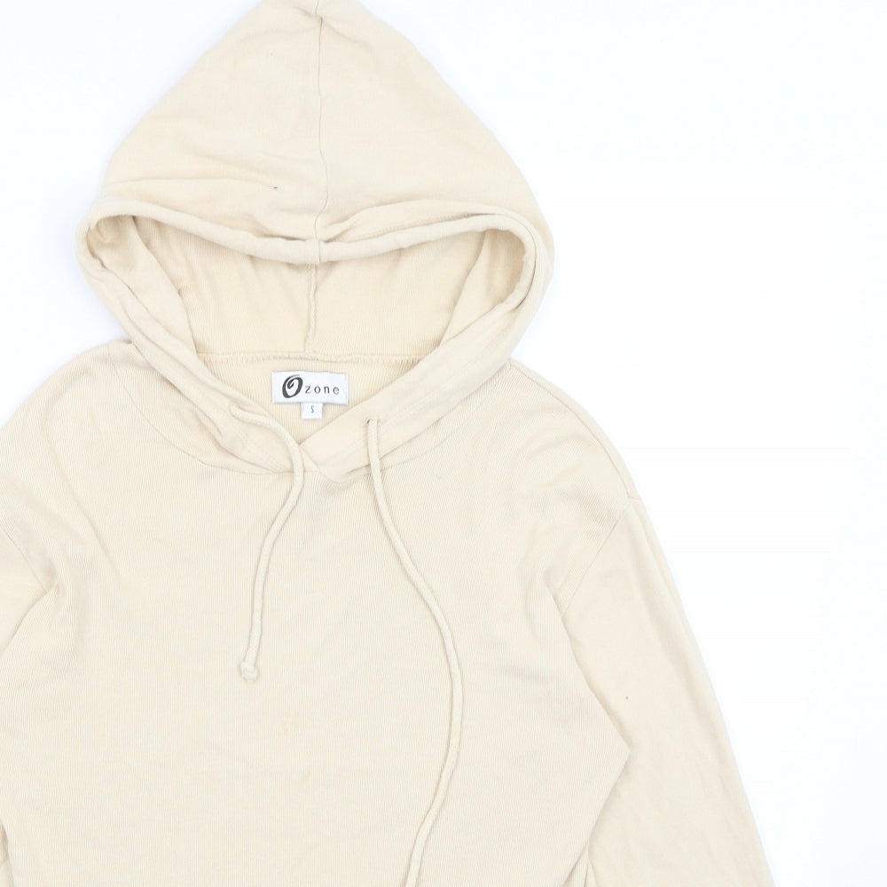 Ozone Womens Beige   Pullover Hoodie Size S