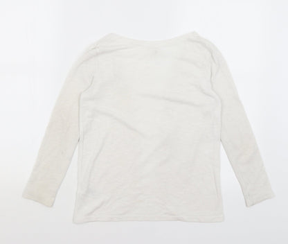 Young Dimension Girls White   Shrug Jumper Size 9-10 Years