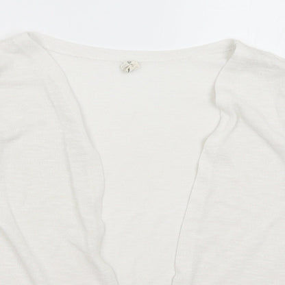 Young Dimension Girls White   Shrug Jumper Size 9-10 Years