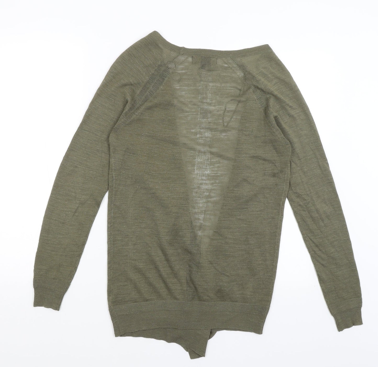 Womens UK Size 8 NEXT Green Shrug Jumper